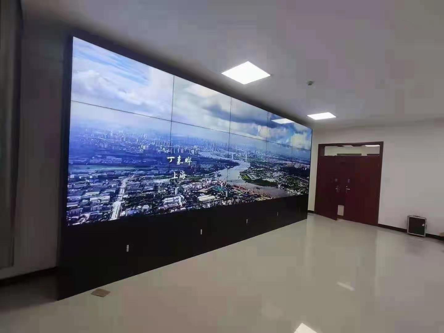 佛冈拼接屏-55寸京东方液晶拼接屏3X4案例展示